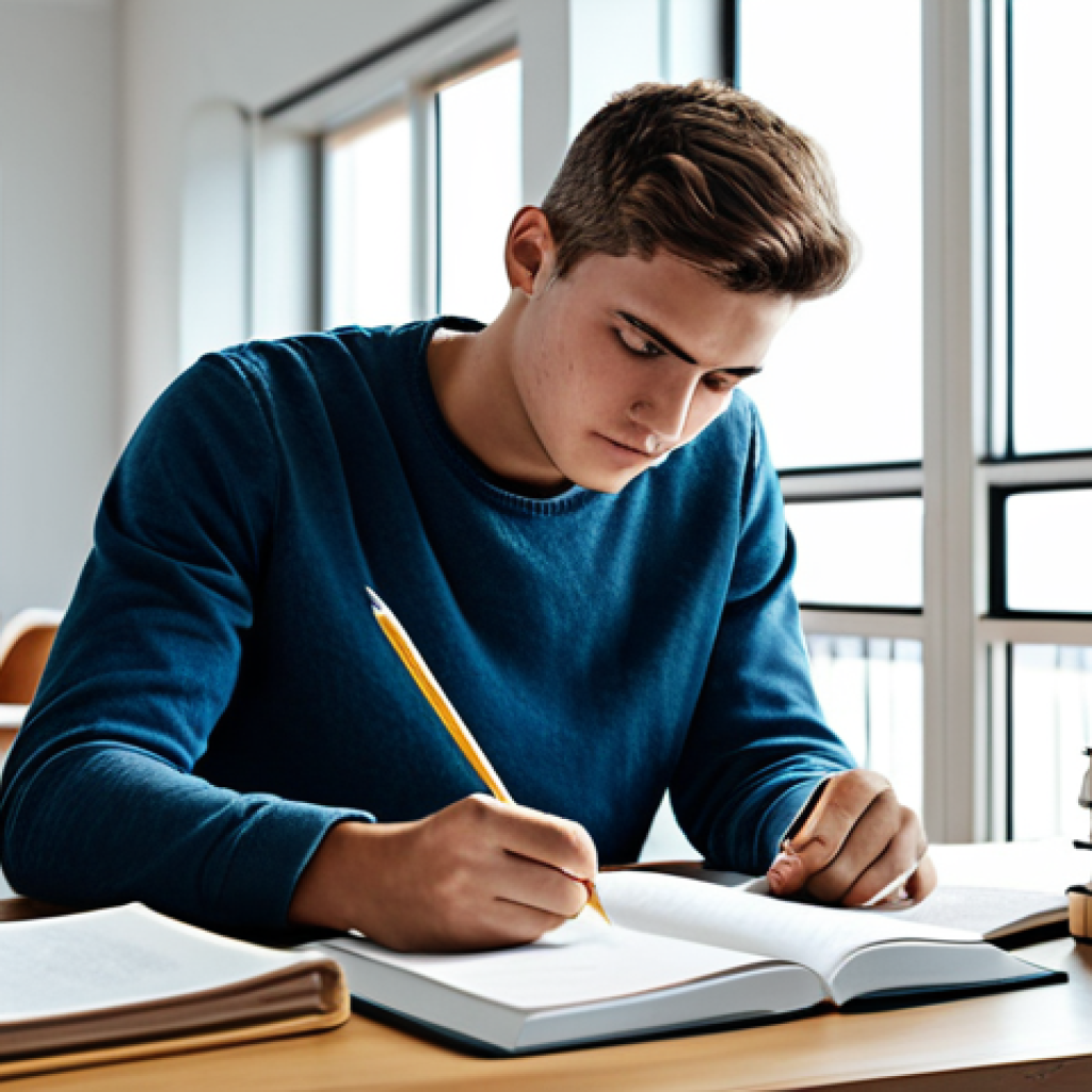 **

"A student studying development books at a desk, surrounded by papers, wearing casual clothes, in a well-lit room, safe for work, appropriate content, fully clothed, professional study environment, perfect anatomy, natural proportions, high quality render, focused expression."

**