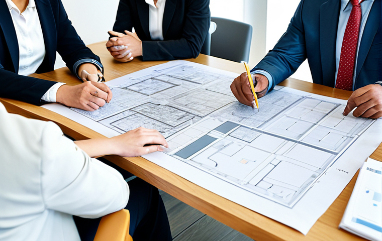 지역개발 자격증 취득 방법 - Urban Revitalization Project Meeting**
"A diverse group of professionals, fully clothed in appropri...