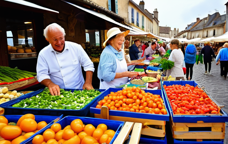 지역개발 분야의 글로벌 트렌드 - **The Heart of a Circular Economy Material Reuse Hub:**
    A bustling and brightly lit interior sce...